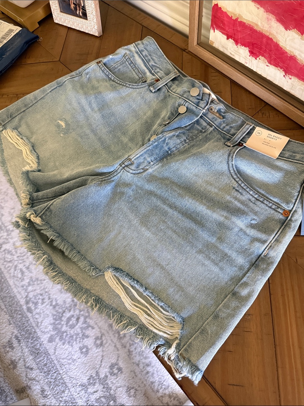 Universal Thread Light Blue 90s Baggy Short